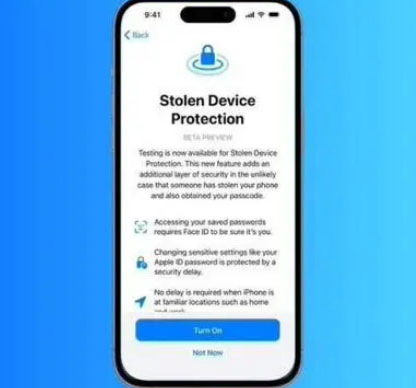 大安苹果授权维修店分享被盗设备保护功能开启方法